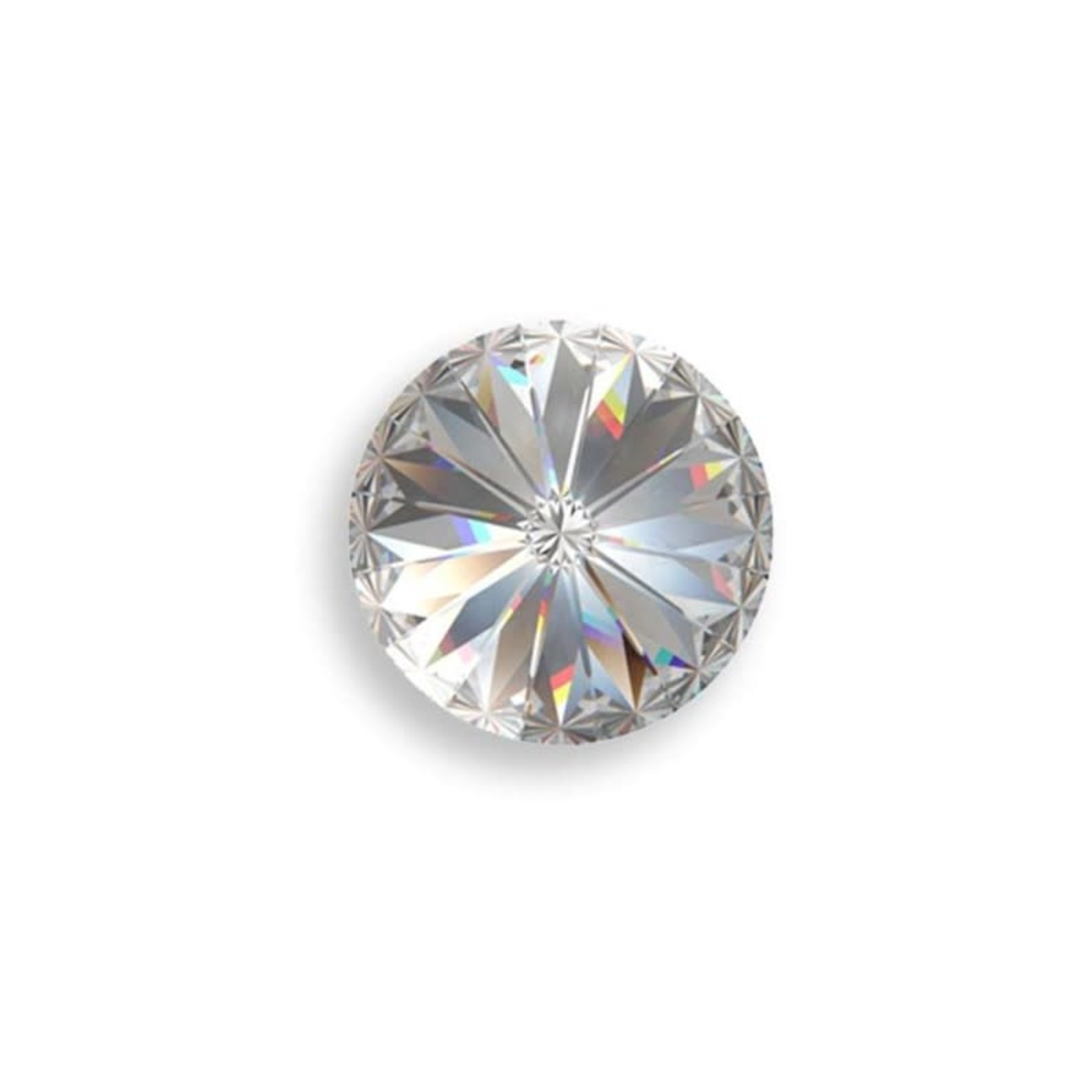 Swarovski Rivoli 18mm Clear Foil Back Crystal