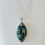 Mosaico Green Diamond Necklace - Ready to Wear