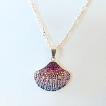 Mosaico Mosaico Crystal Shell Sterling Silver Necklace - Ready to Wear