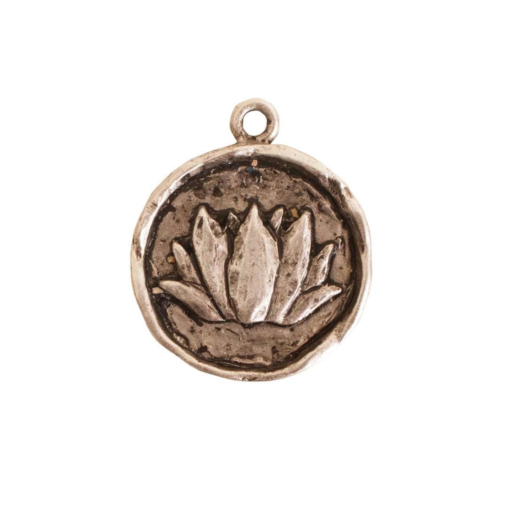 Lotus Silver Plated Charm