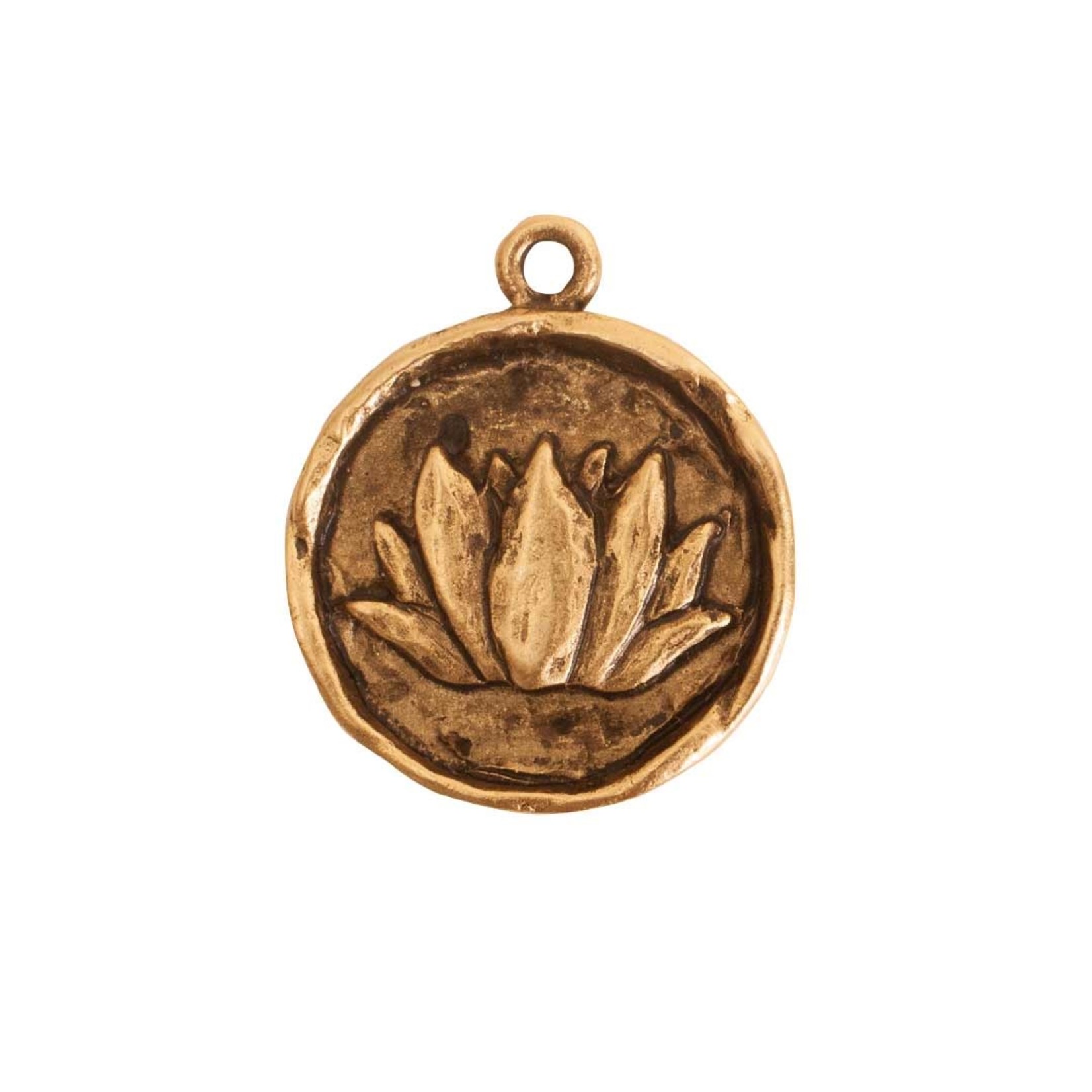 Nunn Design Lotus Gold Plated Charm