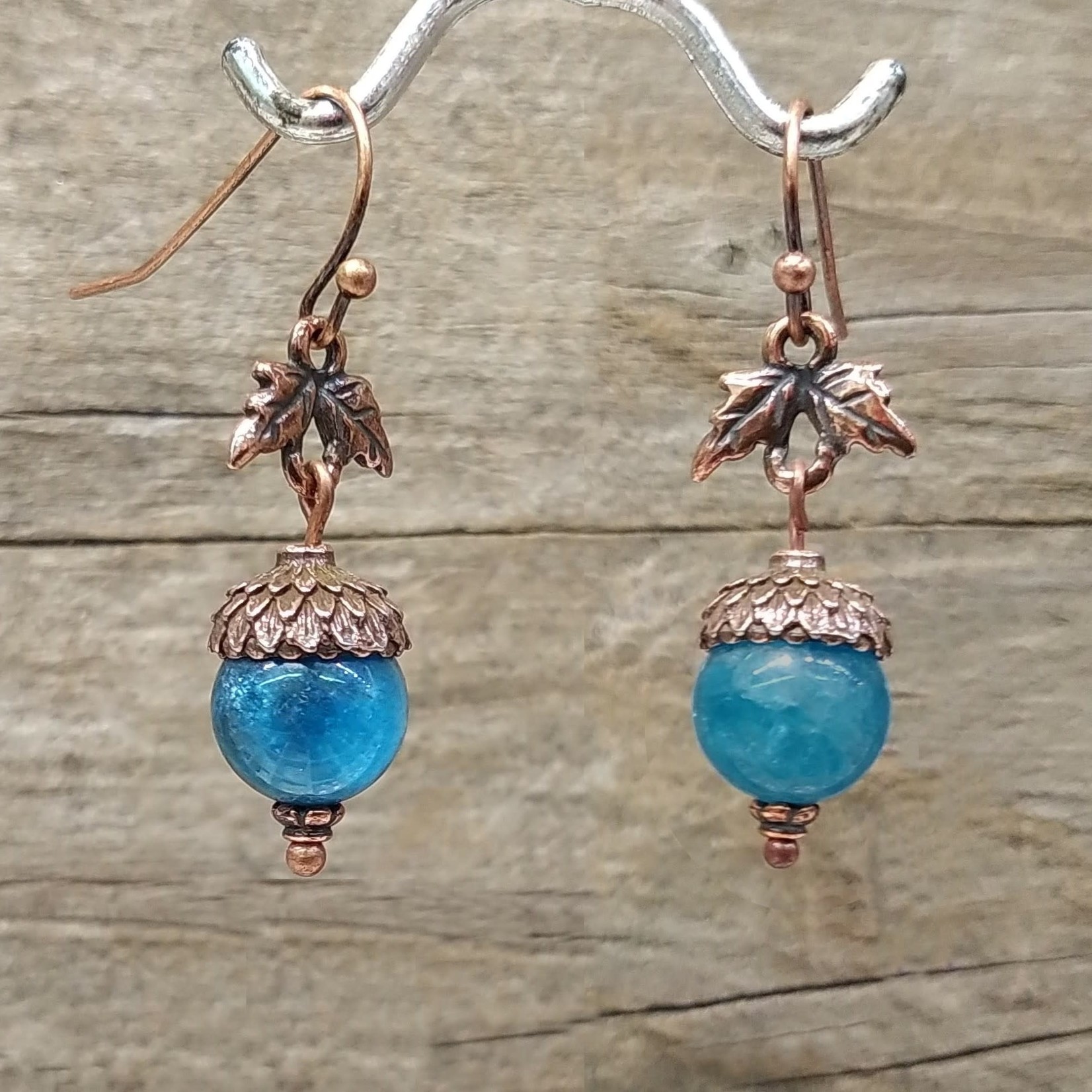 Acorn Apatite Earrings - Ready to Wear