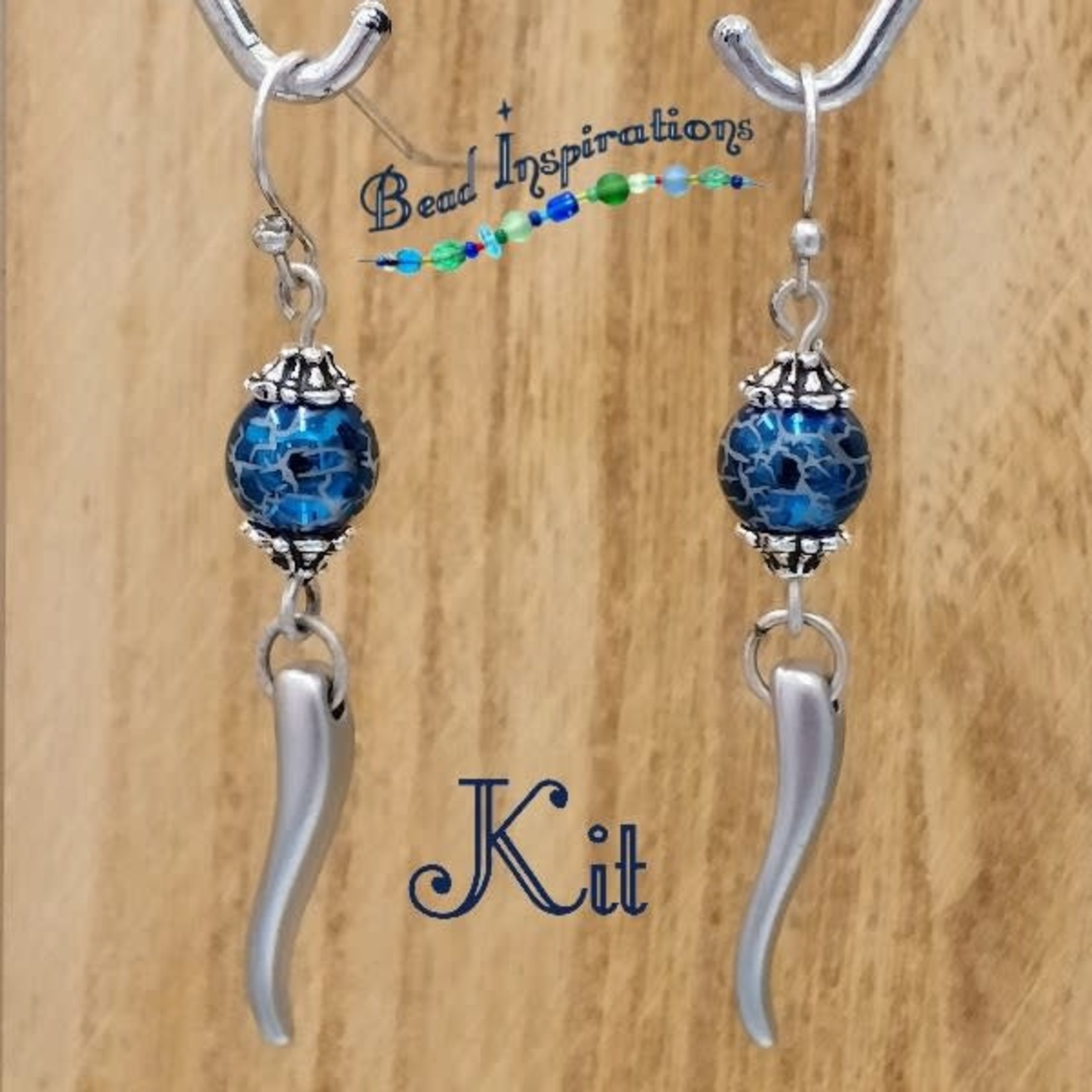 Bead Inspirations Blue Ice Earring Kit