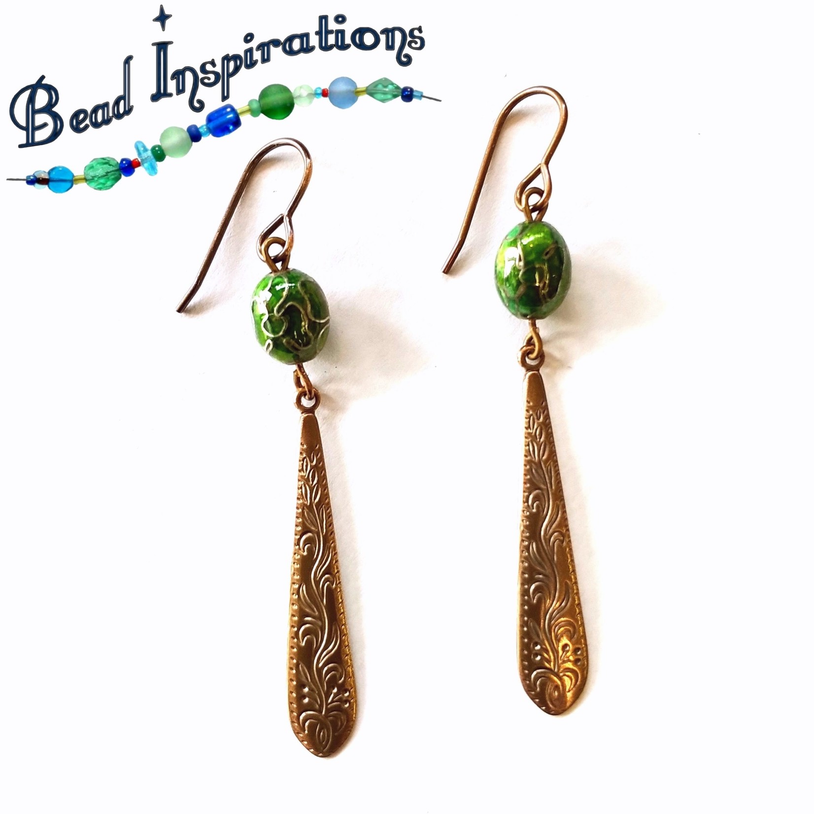 Chloe Green Earrings - Ready to Wear