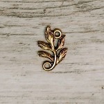 Gold Plated Leaf 2 Hole Connector