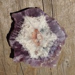 Trapiche Amethyst  Cabochon with Matrix