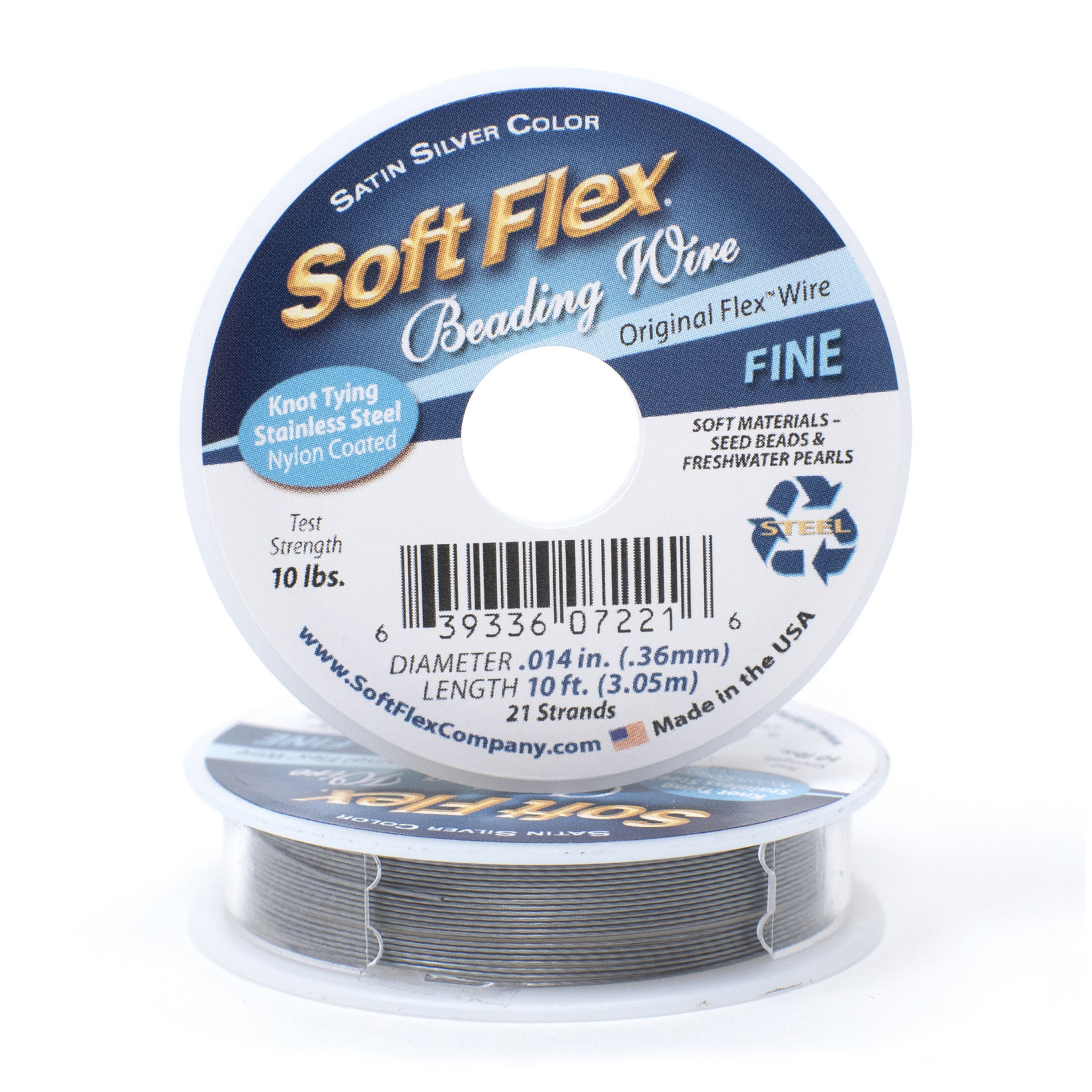 Softflex Softflex Fine Gray Beading Wire - 10'