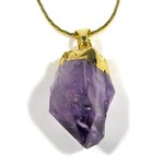 Amethyst 35mmx26mm Point Pendant