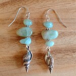Bead Inspirations Aqua Shell Earring Kit