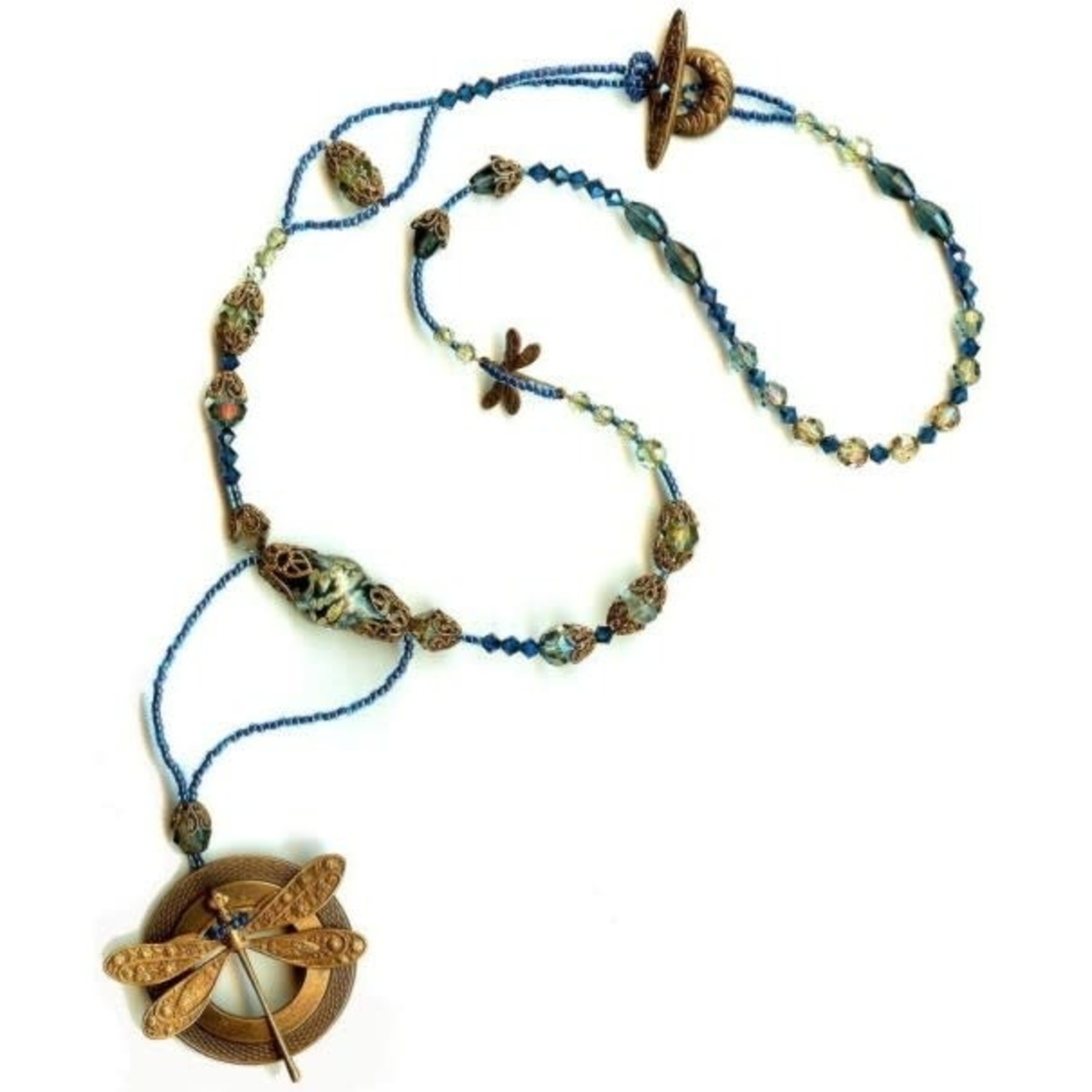 Vintaj Vintaj Brass Multi-tiered Donut Pendant