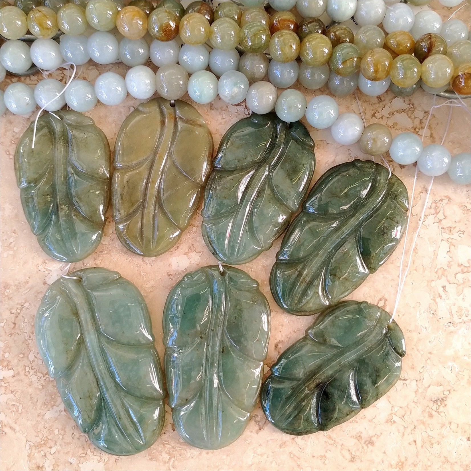 Jade Leaf Pendant