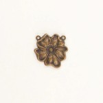 Vintaj Vintaj Brass Flower Pendant Connector P70