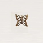 Vintaj Vintaj Brass Filigree Butterfly 13x14mm Charm