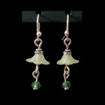 Delicata Green Earrings - Ready to Wear