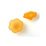 Lucite Lily Flower 21x9 Orange