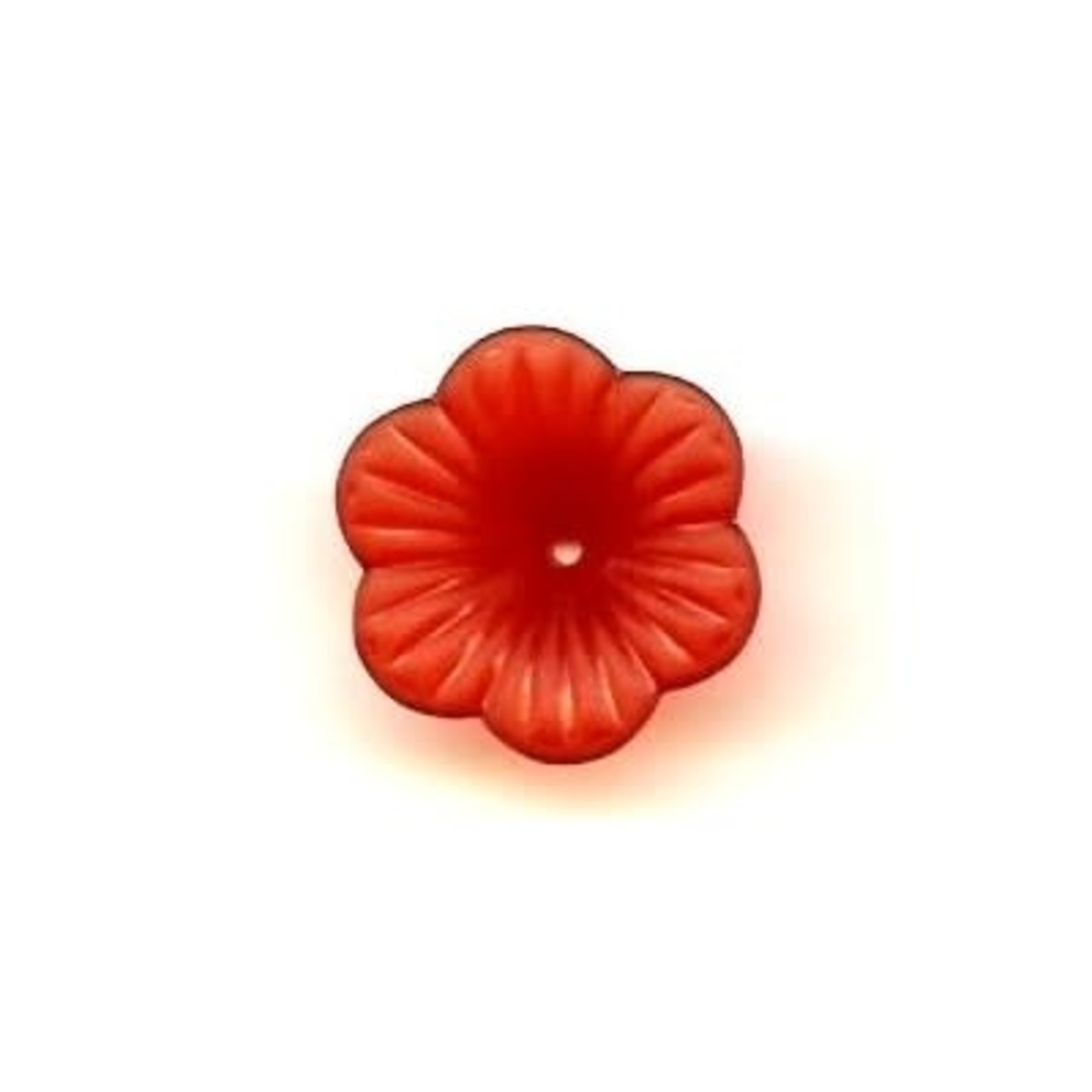 Lucite Lily flower 21x9 Red