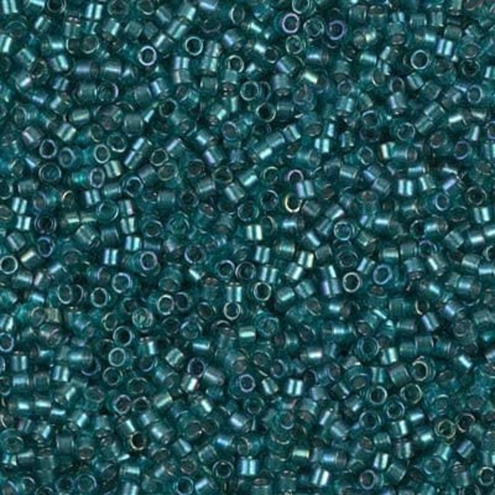 Miyuki Delica 11/0 Sparkle Aqua Teal Inside Lined Color Seed Beads