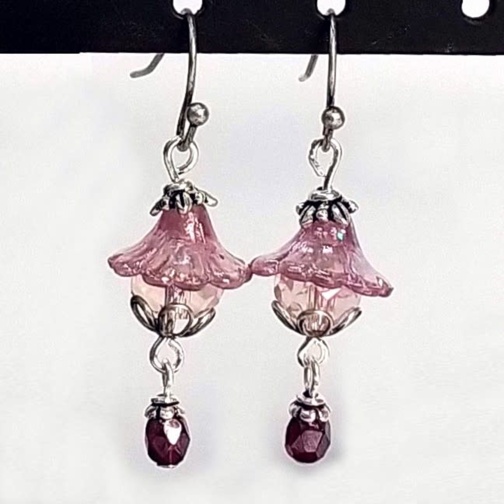 Bead Inspirations Spring Blossom Purple Earring Kit