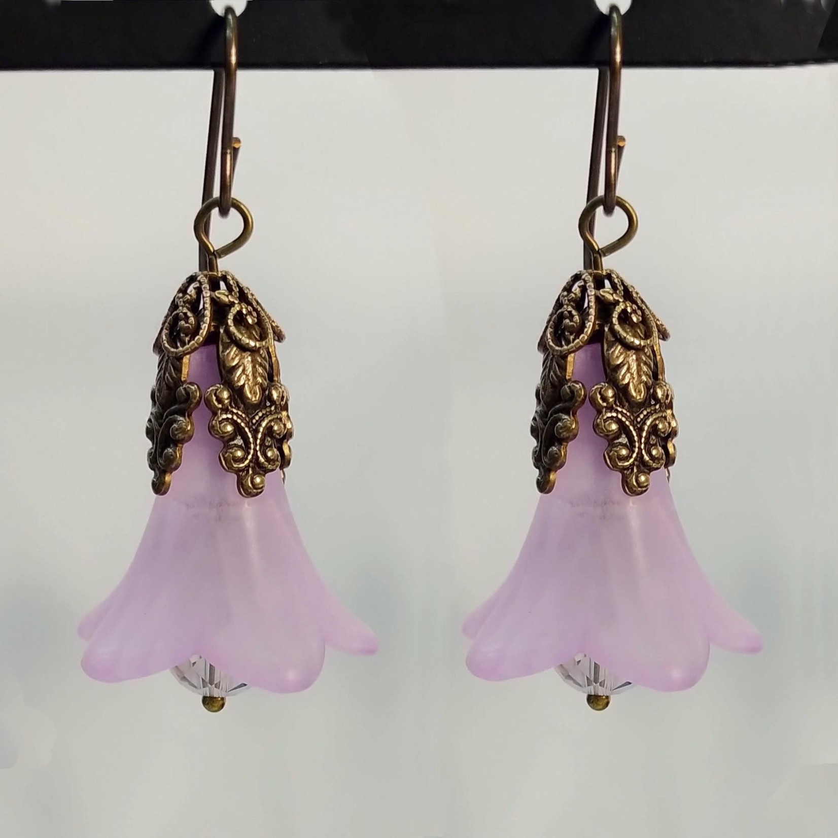 Bead Inspirations Lucite Wisteria Purple Earring Kit