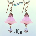 Bead Inspirations Lucy Lavender Earring Kit
