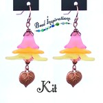 Bead Inspirations Lucite Stacked Flower Earring Kit