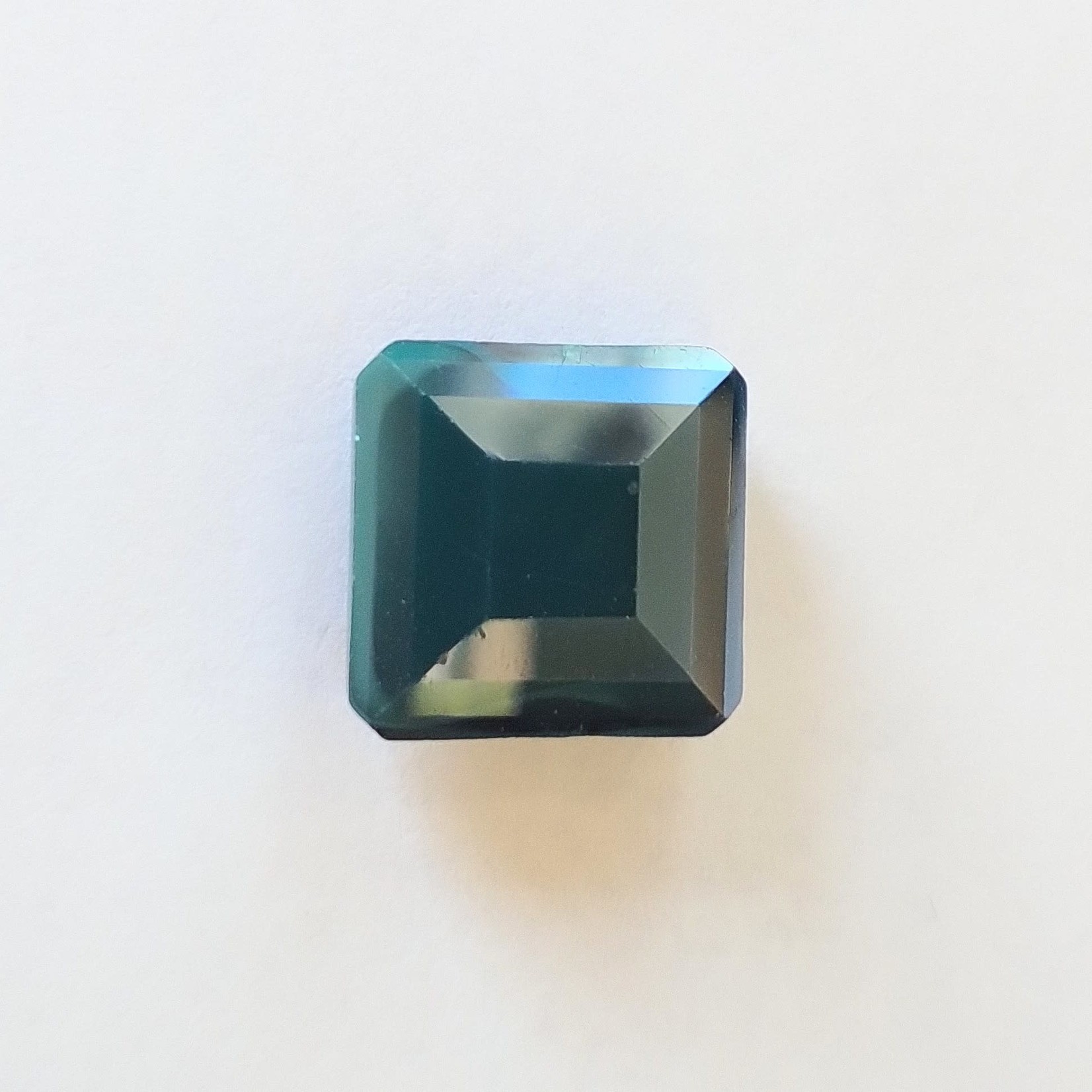 Faceted Crystal Square Midnight Water Bead
