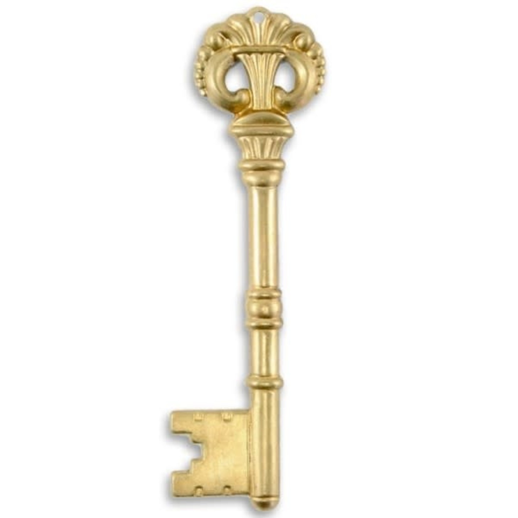 Vintaj Vintaj Vogue Brass Royal Key 64x17mm