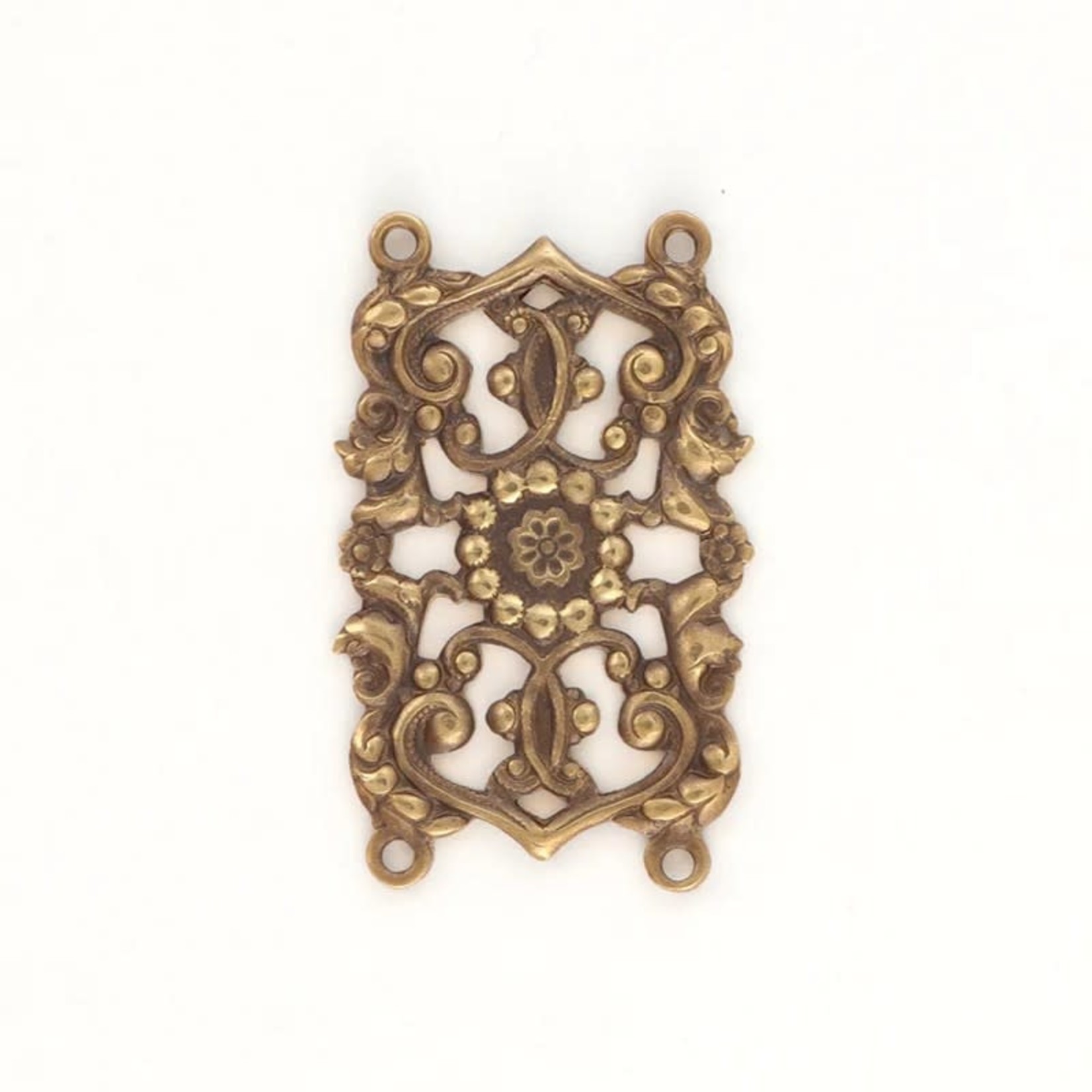 Vintaj Vintaj Brass Filigree Base Connector