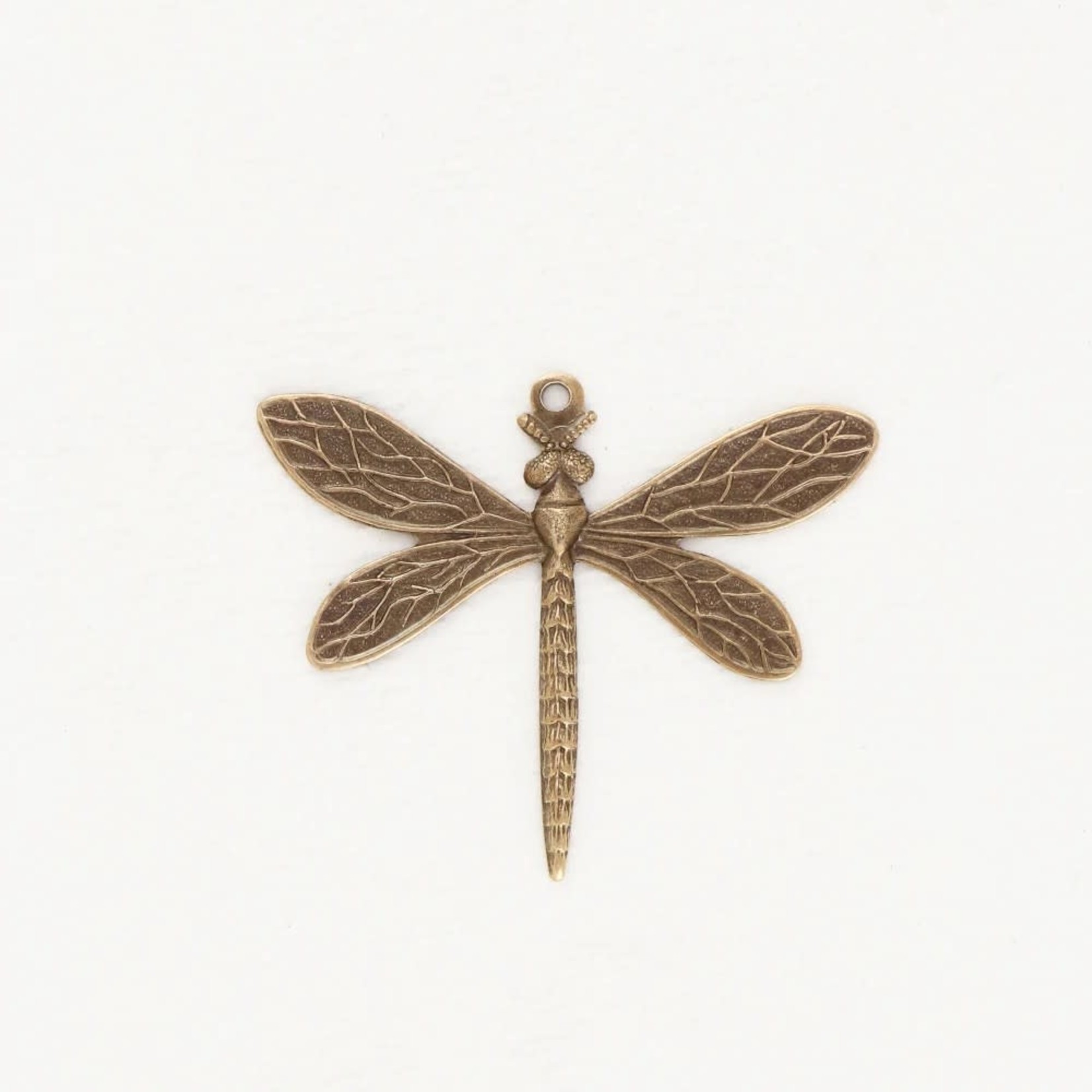 Vintaj Vintaj Brass Queen Dragonfly Pendant