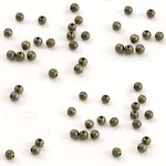 Vintaj Vintaj Brass  3mm Melon Bead- 50 pieces