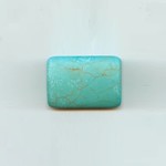 Turquoise Magnesite 35x24mm Rectangle Bead