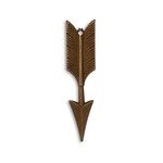 Vintaj Vintaj Brass Feathered Arrow Pendant