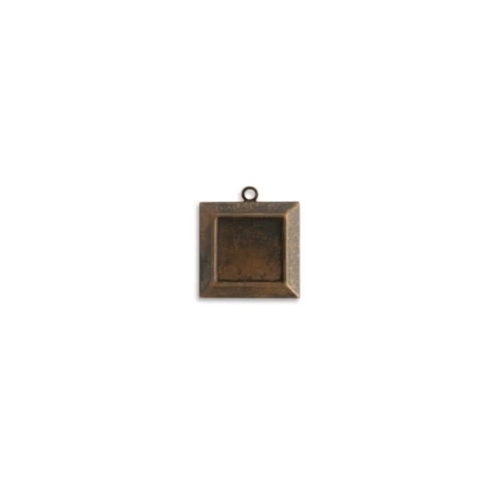 Vintaj Vintaj Brass Picture Frame Pendant