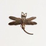 Vintaj Vintaj Brass Art Deco Dragonfly Pendant