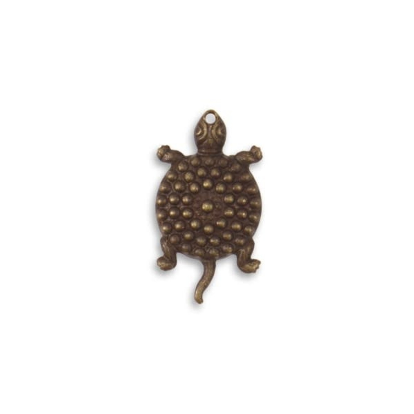 Vintaj Vintaj Brass Turtle Santa Fe Charm