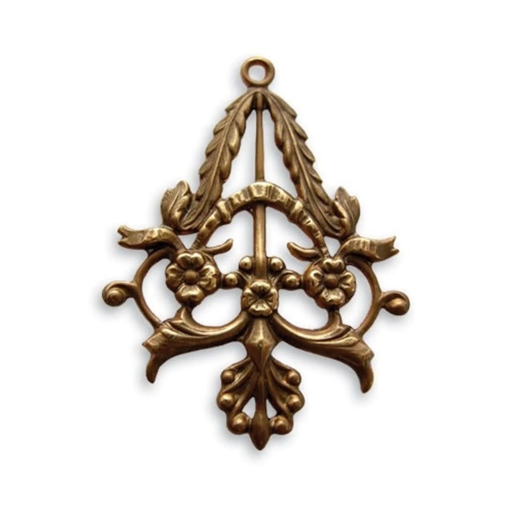 Vintaj Vintaj Brass Fanned Trellis Filigree