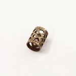 Vintaj Vintaj Brass  8x6mm Filigree Tube Bead