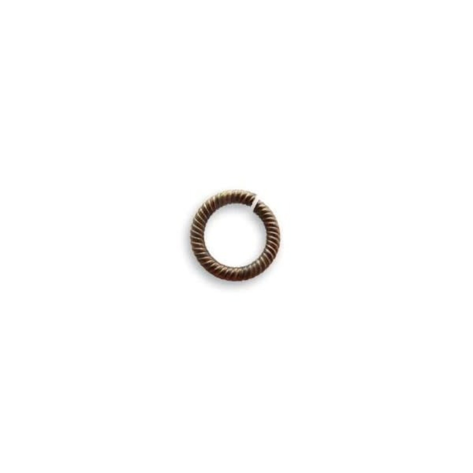 Vintaj Vintaj Brass Jump Ring  9.5mm Etched - Single