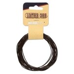 Leather 0.5mm Round Cord Brown - 5 yards