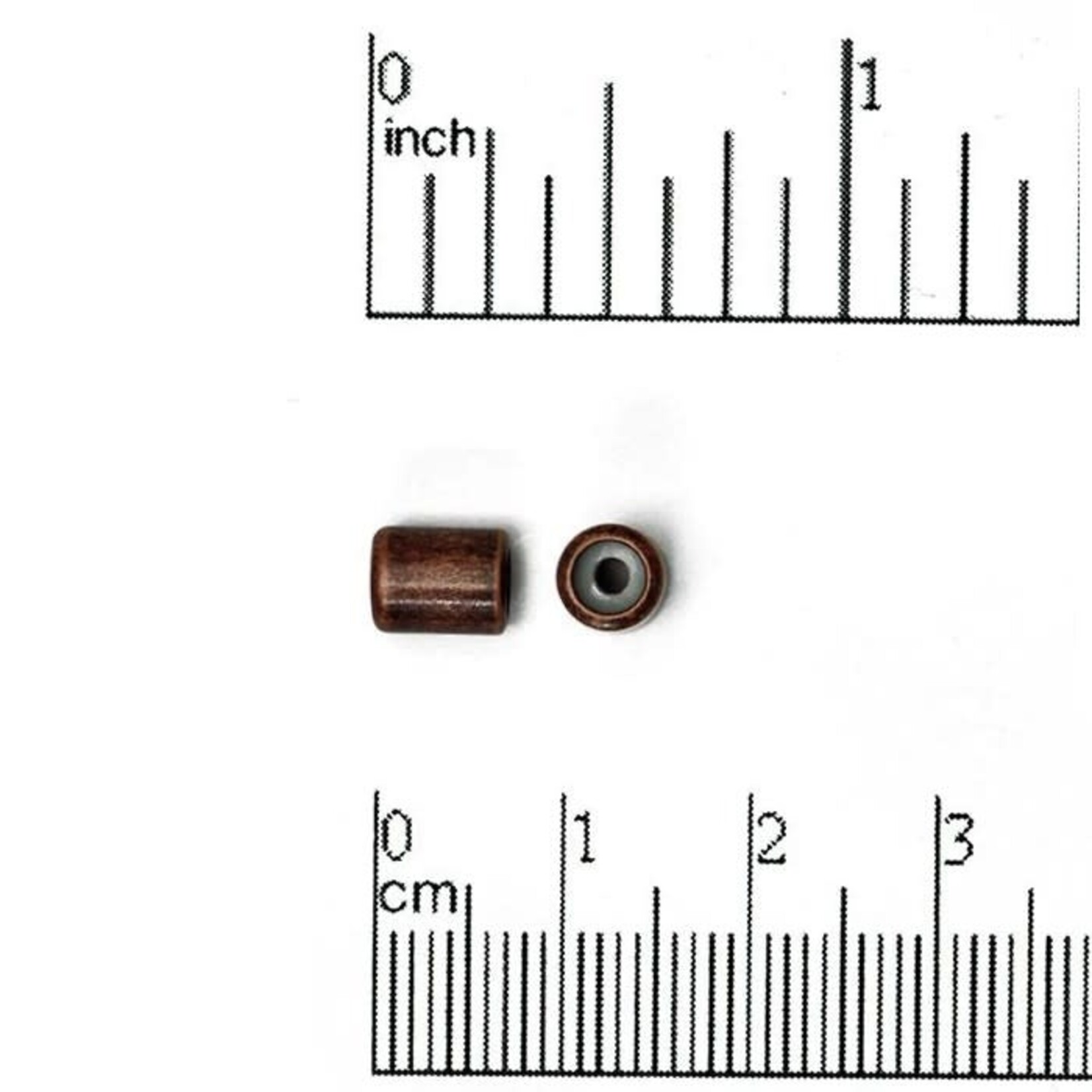 String-On Clasp 2mm Hole 5.5x7mm Nickel-Free Antique Copper Plated