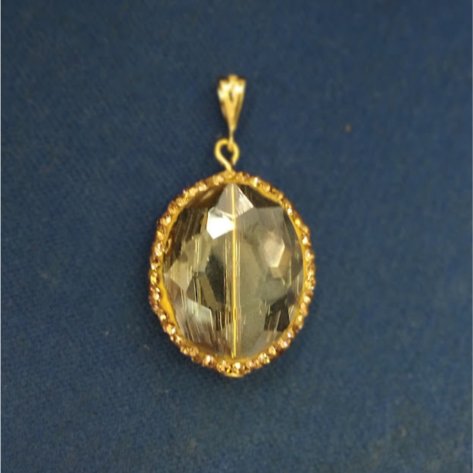 Crystal with Rhinestone Bezel Bead