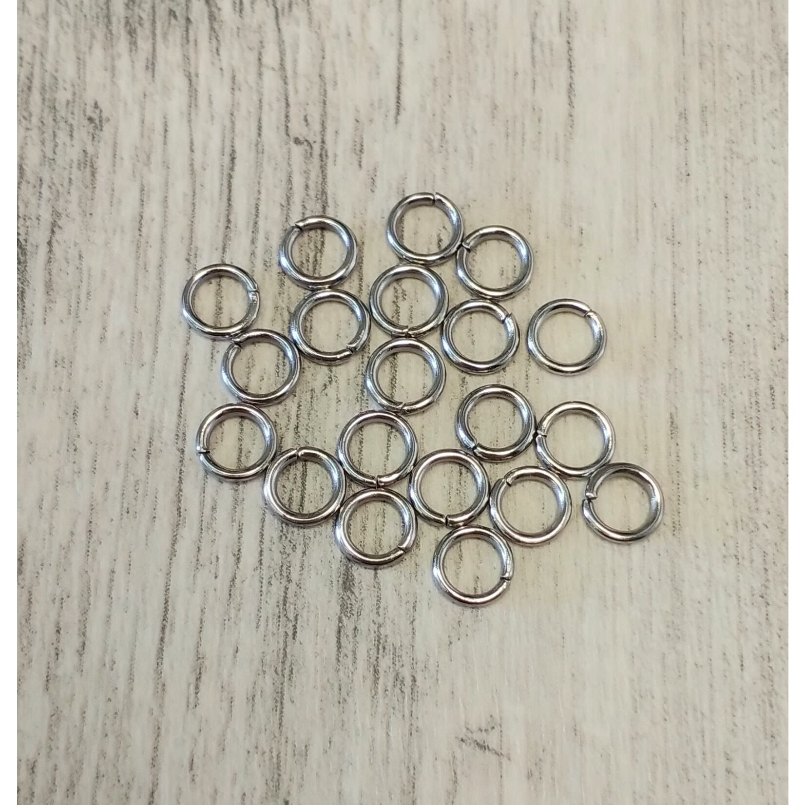 Stainless Steel Jump Ring  6mm Nickel-Free - 20 pieces