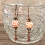 Orange Cream Earrings - Ready to Wear