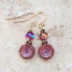 Boisenberry Hibiscus Earrings