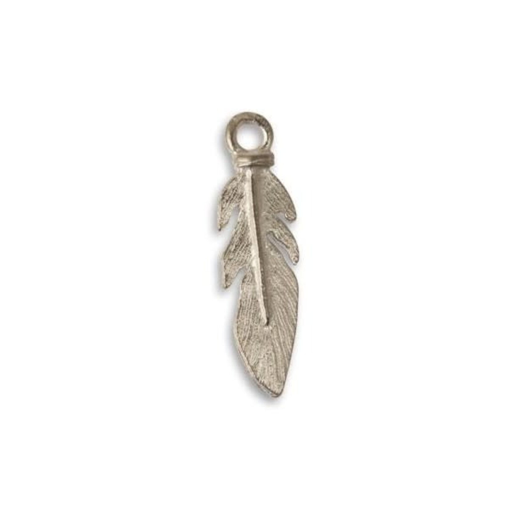 Vintaj Vintaj Artisan Pewter Native Feather 27x8mm