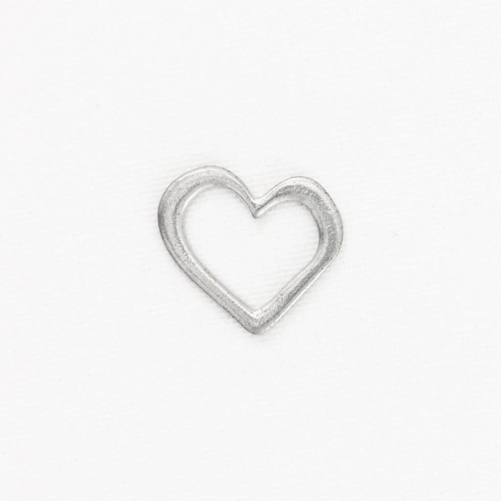 Vintaj Vintaj Artisan Pewter Asymmetrical Heart Ring 22x23mm
