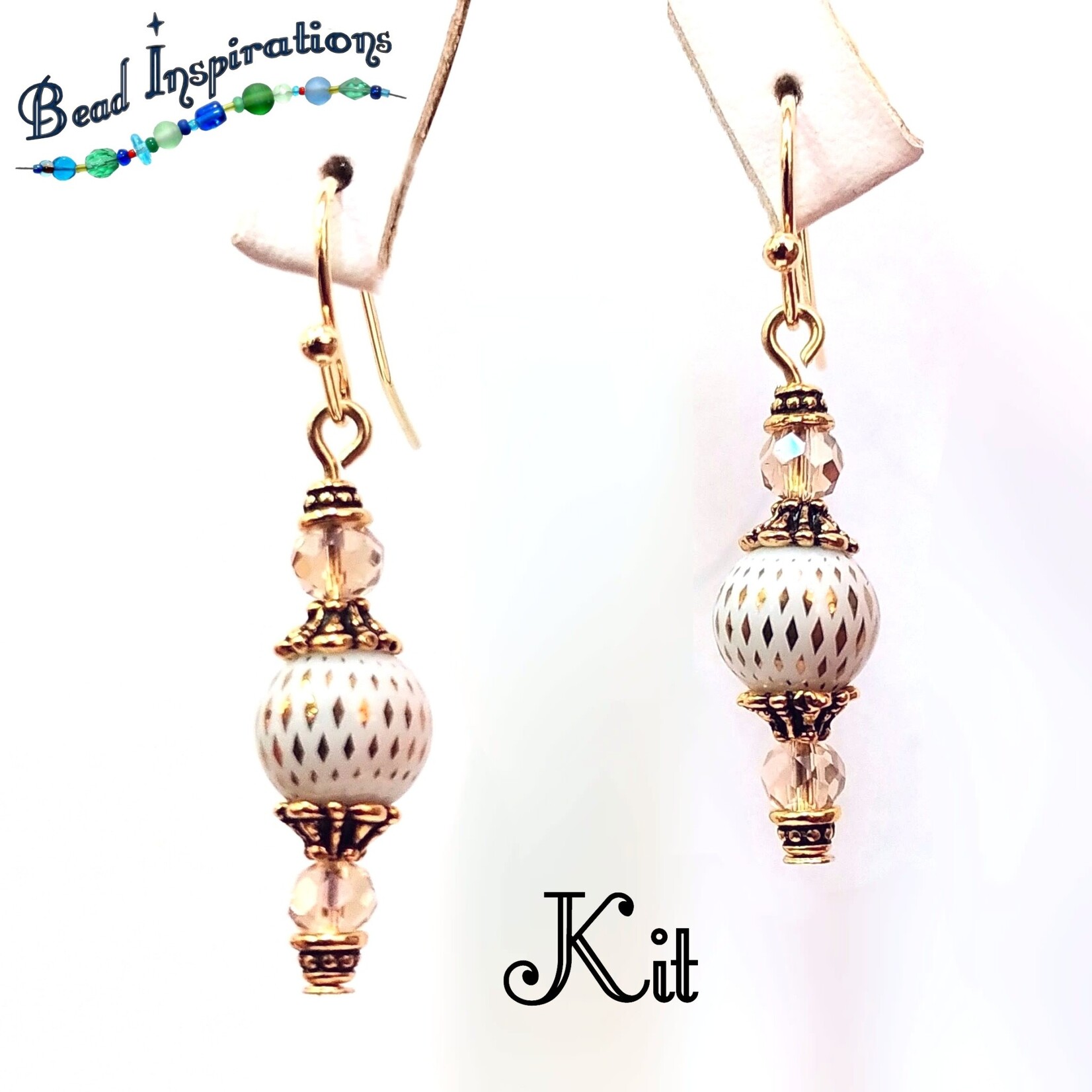Bead Inspirations Icicle Gold Earring Kit