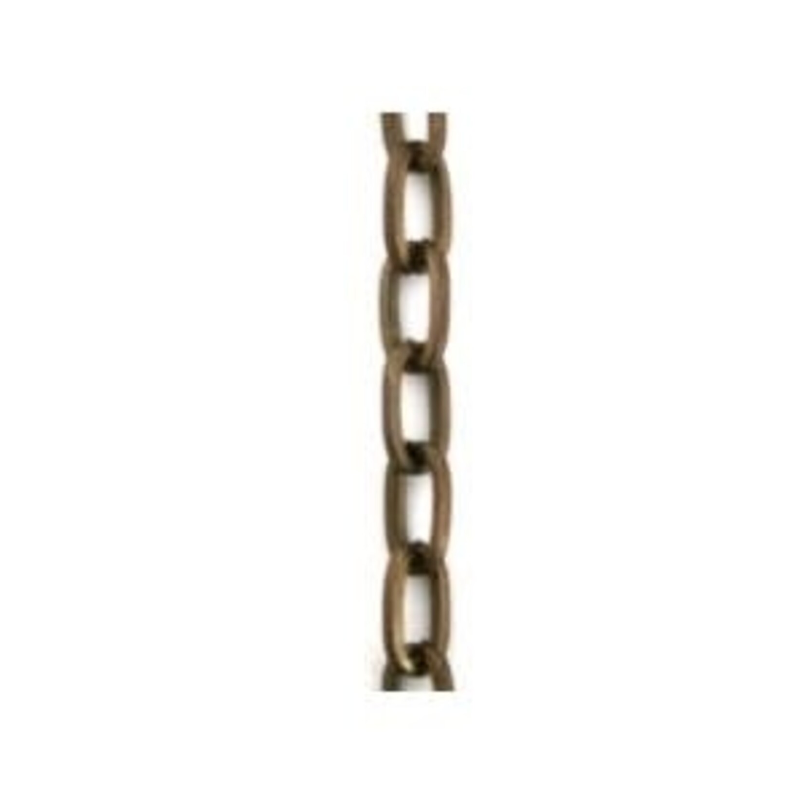 Vintaj Vintaj Brass  4.3x7.2mm Flat Oval Chain CH60