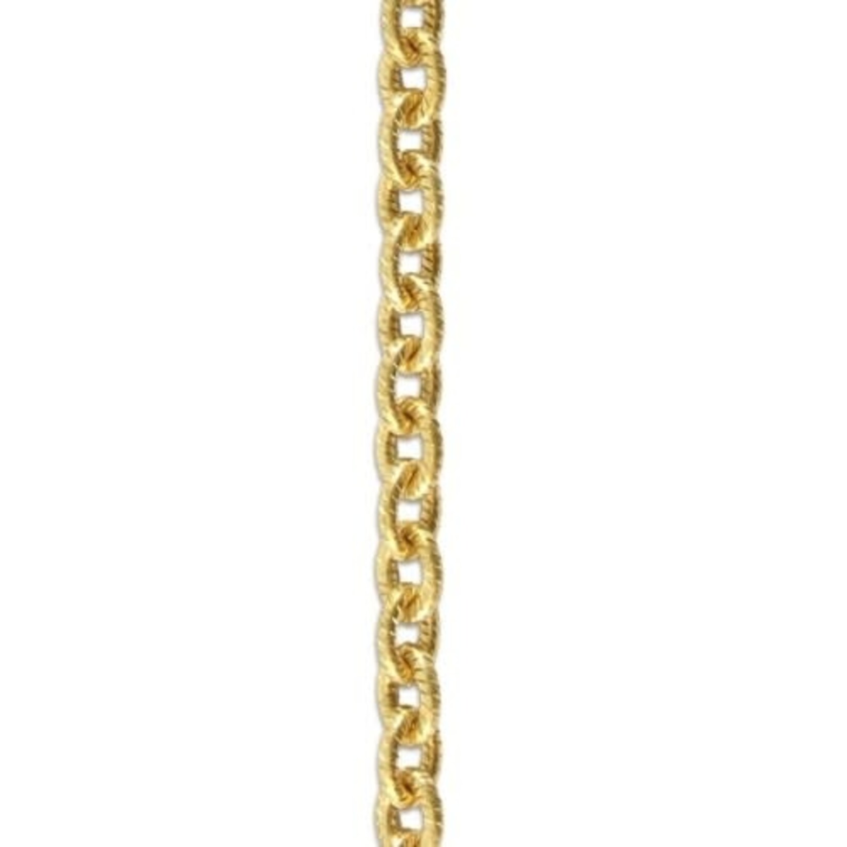 Vintaj Vintaj Vogue Brass Petite Etched Cable Chain CHV35