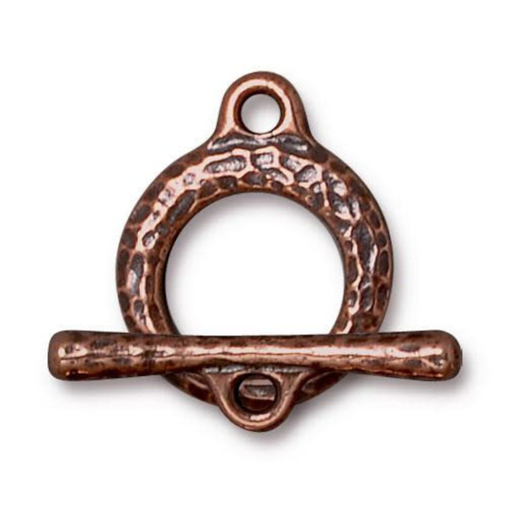 TierraCast Craftsmen Toggle Clasp Set - Antique Copper Plated